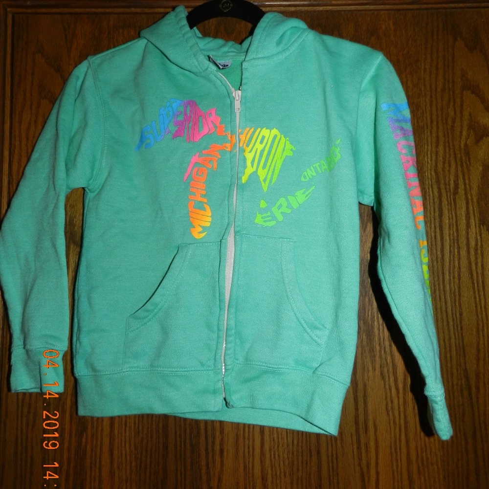 Girls Exist Kids Mackinac Island Up North Hoodie